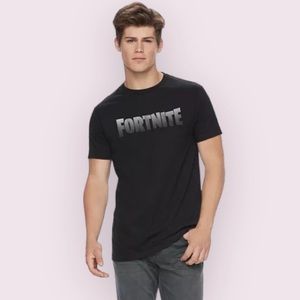 Fortnite Logo Graphic Tee in Black